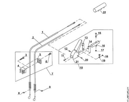 D - Clutch handle VH VH 650 brand Viking