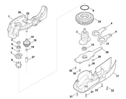 Picture of B - Reduction gear unit HE 715