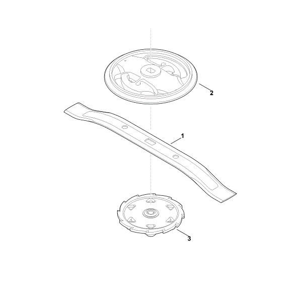Picture of A - Long mowing blade ALM 030