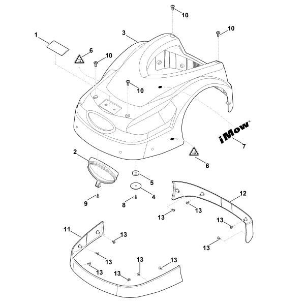 Picture of A - Machine cover MI 422.0 P