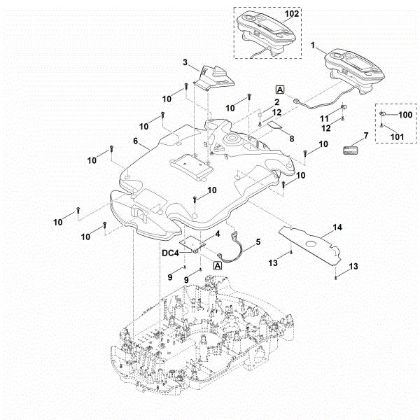 Picture of B - Housing upper part MI 632.0
