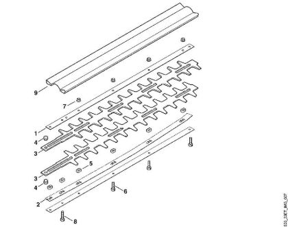 F1 - Cutter bar HEL HEL 600 brand Viking