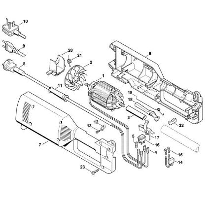 Picture of A - Electric motor HEL 600 K