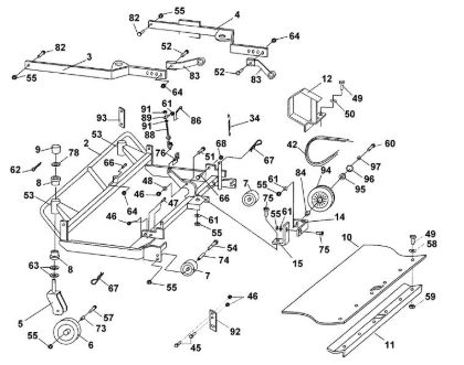 Picture of A - Housing, support ASM 836