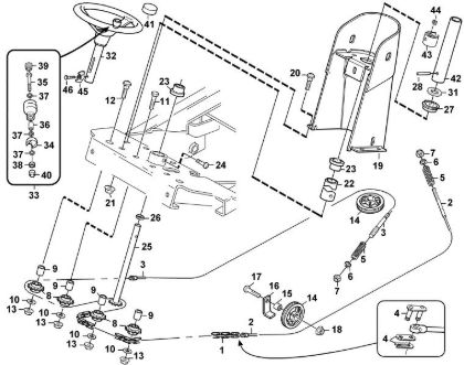 Picture of F - Steering MF 860