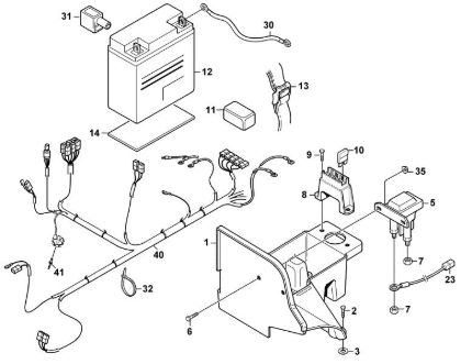 Picture of I - Electric equipment - 1 MF 860