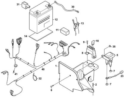Picture of I - Electric equipment - 1 MF 880