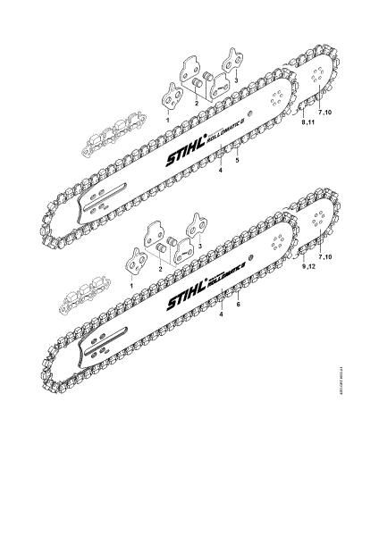 Picture of Guide bar, chain GS 461