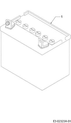 Battery POLO 108/17,5 H Garden tractor