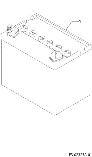 Battery POLO 108/17,5 H Garden tractor