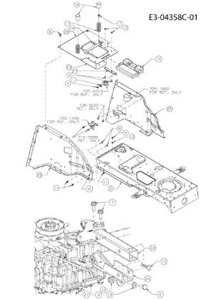 Frame KROSSER 92/16 H Cat. 2010 Garden tractor