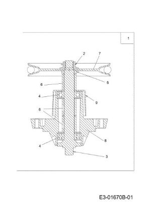 Blades support (2/2) KROSSER 92/16 H Cat. 2010 Garden tractor