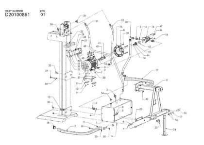 Three phase engine assy SPL 1200 T Log splitter