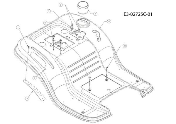 Rear body TORNADO 97/13,5 T Cat.2010 Garden tractor