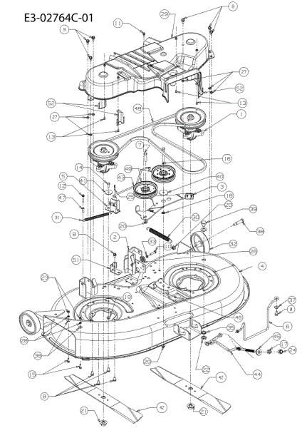 Mowing deck TORNADO 108/20 H Cat.2010 Garden tractor