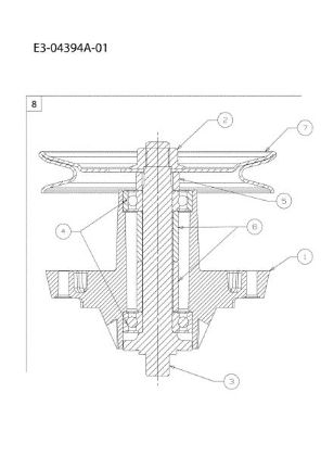 Blades support TORNADO 108/20 H Cat.2010 Garden tractor