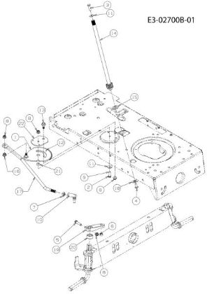 Steering assembly KROSSER 80/12,5 T Cat.2010 Garden tractor