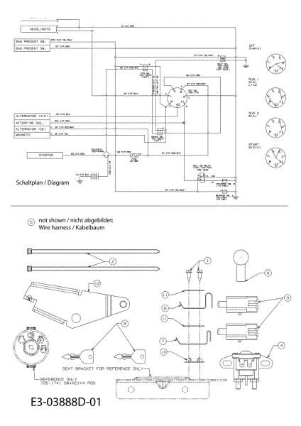 Electric diagram KROSSER 80/12,5 T Cat.2010 Garden tractor
