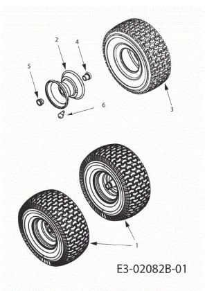 Front wheels KROSSER 80/12,5 T Cat.2010 Garden tractor