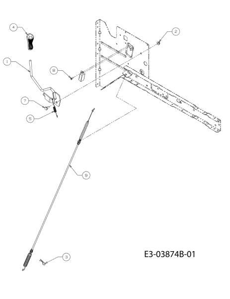 Traction lever KROSSER 80/12,5 T Cat.2010 Garden tractor