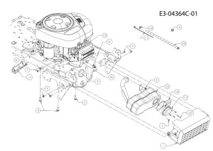 Engine KROSSER 92/13,5 T Cat.2010 Garden tractor
