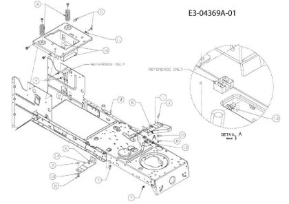 Frame KROSSER 92/13,5 T Cat.2010 Garden tractor
