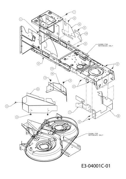 Belts guard KROSSER 92/13,5 T Cat.2010 Garden tractor