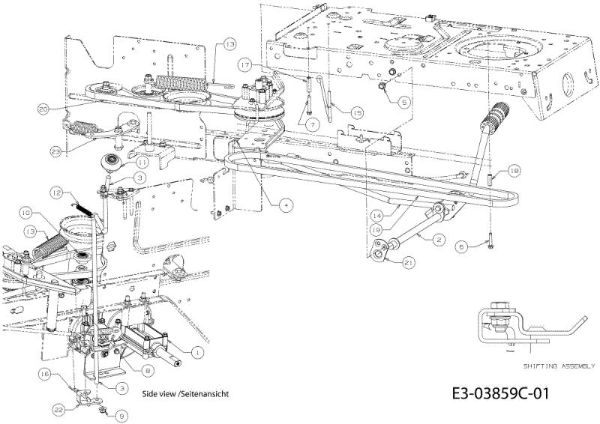 Transmission (2/2) KROSSER 92/13,5 T Cat.2010 Garden tractor