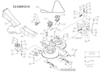 Cutting plate (1) KROSSER 92/13,5 T Cat.2010 Garden tractor