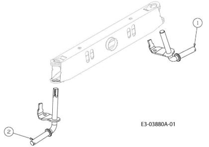 Front axle (2/2) KROSSER 92/13,5 T Cat.2010 Garden tractor