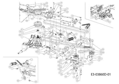 Transmission (2/2) KROSSER 92/15,5 AM Cat.2010 Garden tractor