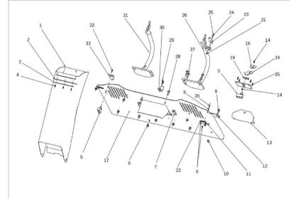 Chute and collector assy OM 106J/24H Cat.2010 Garden tractor