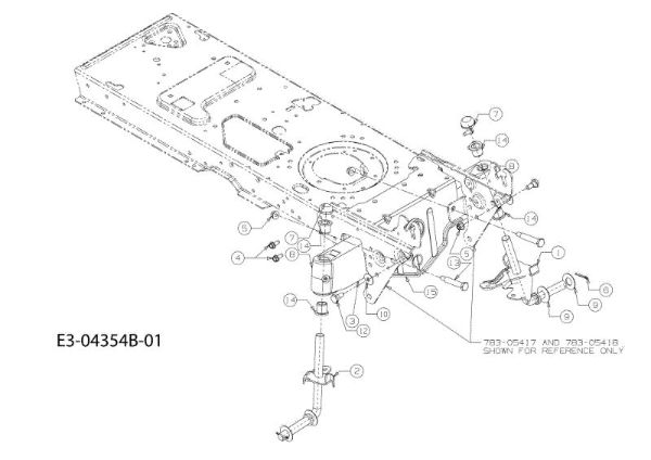Front axle KROSSER 105/17,5 H Cat. 2011 (13XXXXXX636) Garden tractor