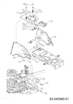 Frame KROSSER 105/22 H Cat. 2011 (13XXXXXX636) Garden tractor