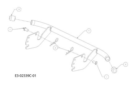 Bumper KROSSER 105/22 H Cat. 2011 (13XXXXXX636) Garden tractor