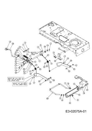 Cutting plate lifting KROSSER 105/22 H Cat. 2011 (13XXXXXX636) Garden tractor