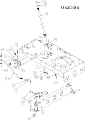 Steering assembly KROSSER 92/15,5 T France Cat.2011 Garden tractor