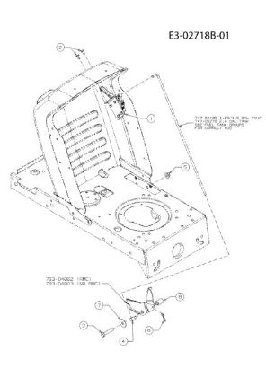 Pedals TORNADO 95/11,5 T Cat.2011 Garden tractor
