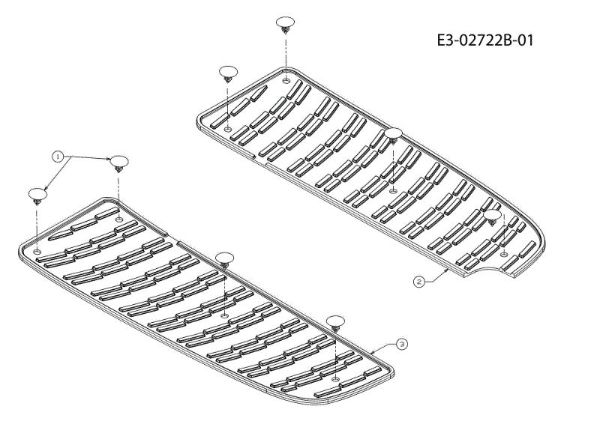 Foot pads TORNADO 97/13 T Cat.2011 Garden tractor