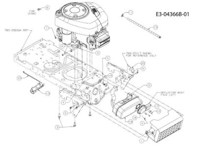 Engine TORNADO 108/18,5 H Cat.2011 Garden tractor