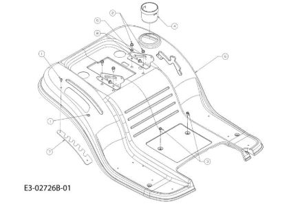 Rear body TORNADO 108/18,5 H Cat.2011 Garden tractor