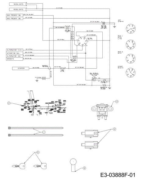 Electric diagram (1/2) KROSSER 80/12,5 T Cat.2012 Garden tractor