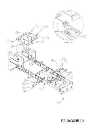 Frame KROSSER 92/13 T Cat.2012 Garden tractor
