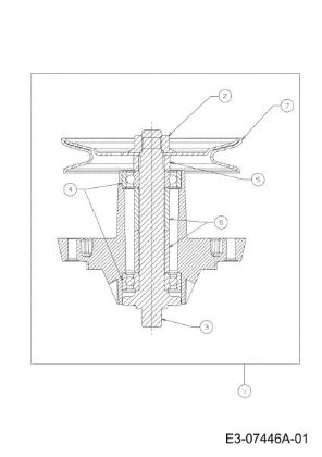 Blades support TORNADO 95/11,5 T Cat.2012 Garden tractor
