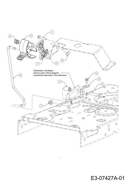 Pedals TORNADO 97/13 T Cat.2012 Garden tractor