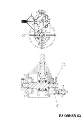 Transmission (3/3) TORNADO 97/13 T Cat.2012 Garden tractor