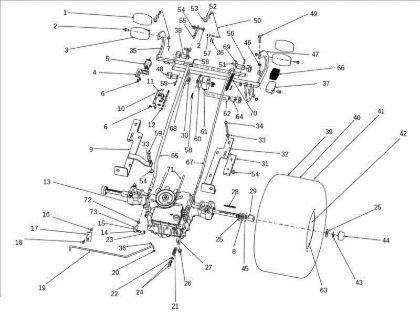 Transmission OM 106J/18H Cat.2012 Garden tractor