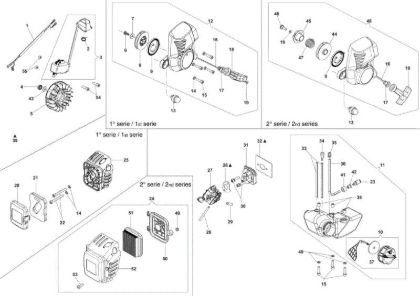 Ignition system HCS 280 XP Hedgetrimmer