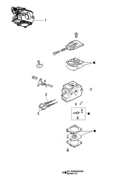 Carburetor WT-1053 BC 430 S Brushcutter