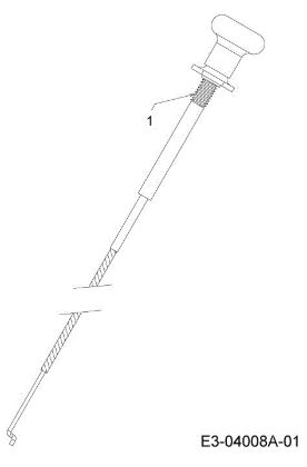 Starter cable TORNADO 97/13 T Cat.2013 Garden tractor